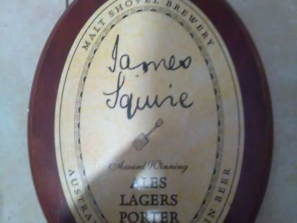 aussie beer plaque sign wooden rare