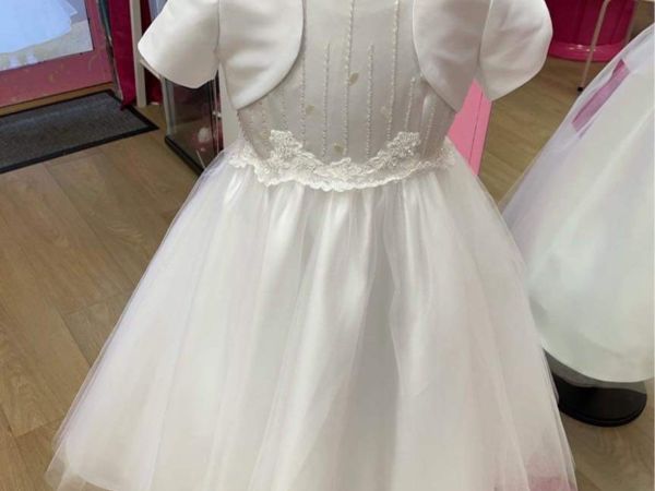 Communion dress with accessories