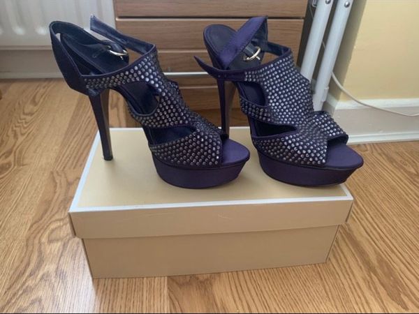 Carvela Silk Purple heels