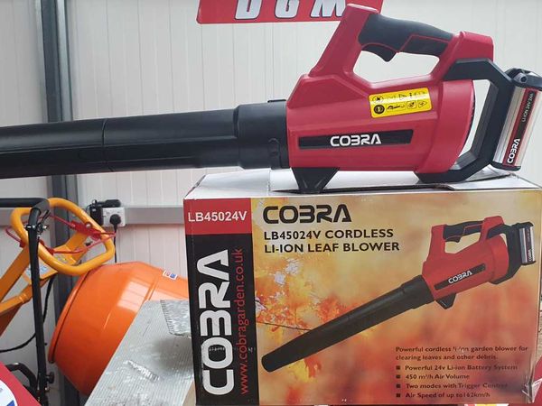 The Cobra 24v cordless leaf blower