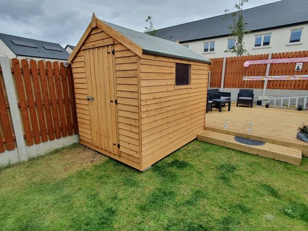 Brand New 8x6 Garden shed 12mm rustic timber 2week