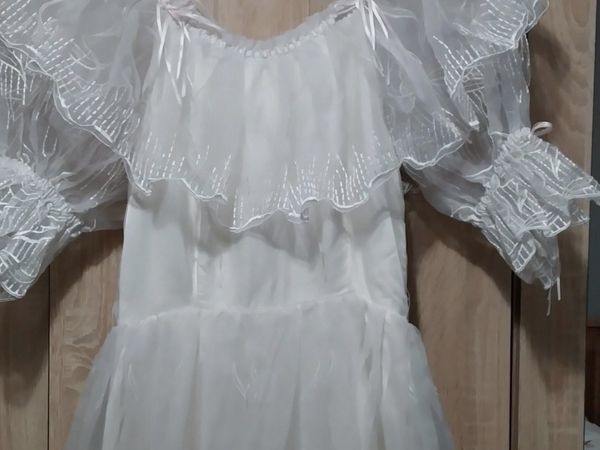 Vintage 80's Wedding Dress , made in Ireland