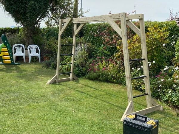 Monkey bars best sale climbing frame