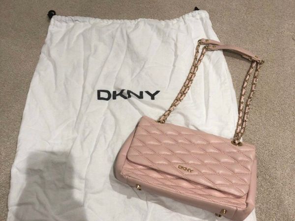 DKNY quilted leather bag