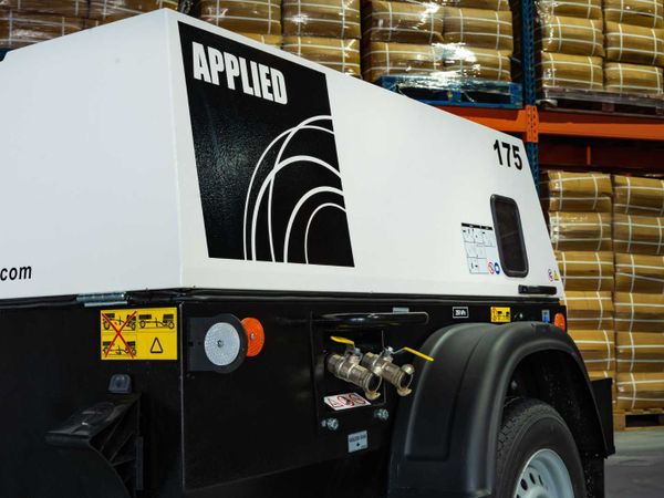 Applied 175 CFM Diesel Portable Air Compressor