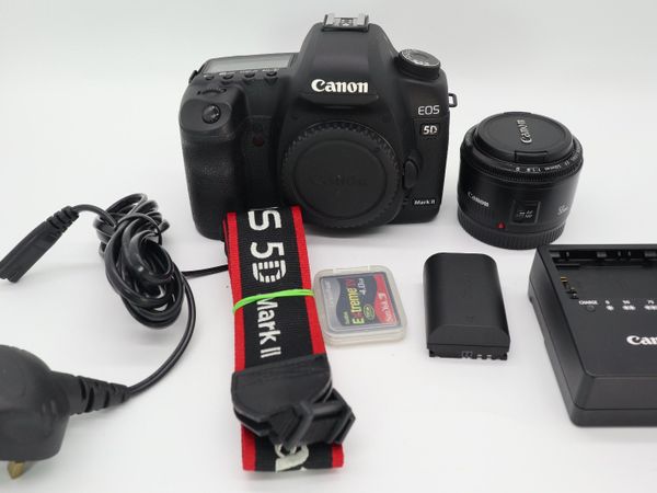 Canon 5D Mark 2 Camera and Canon 50mm F1.8 II Lens