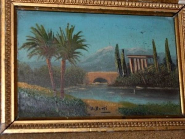 Antique signed painting