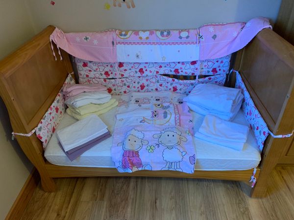 Oslo sleigh cot clearance bed