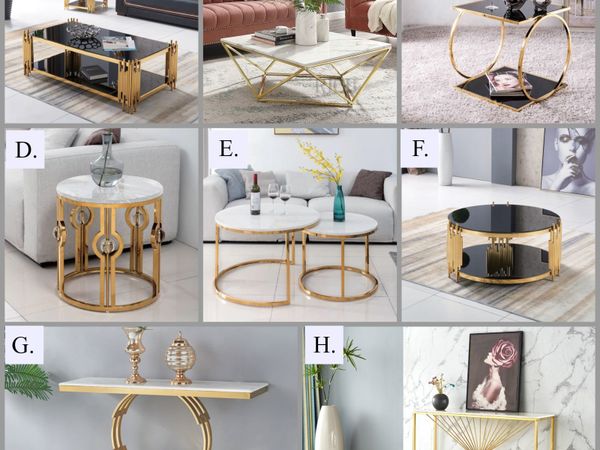 Glass and Marble Tables - Free Nationwide Delivery