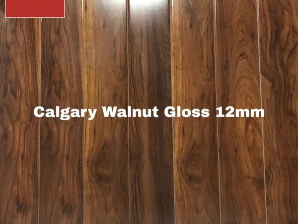 Calgary Walnut 12mm Flooring - Free Nationwide Delivery