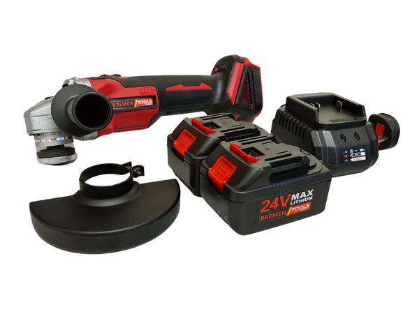 VEVOR Cordless Angle Grinder Kit For 4-1/2'' 9000 rpm, Cordless