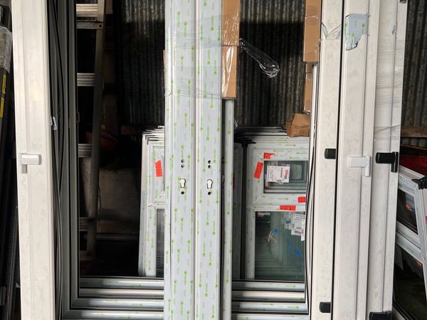 Brand new PVC French doors - 1.6M X 2.1 + 1.8MX2.1