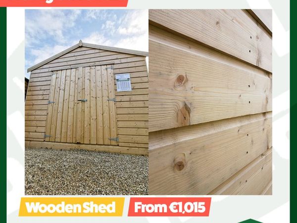 Wooden Shed - Taller Wooden Shed