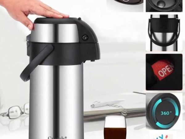 5 Litre Air Pot Tea Vacuum Flask Coffee Flask