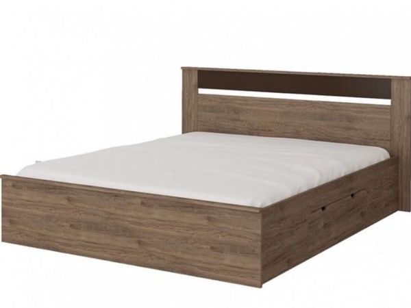 LATTE KING SIZE BED WITH STORAGE 160 X  200