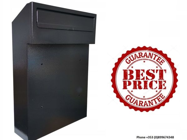 Elegant premium letter box W5 for a fence or wall
