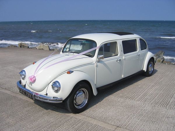 Classic 1972 VW Beetle Limousine Wedding Car