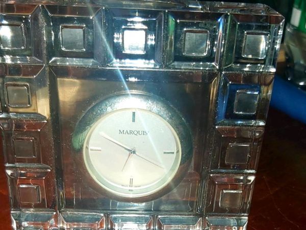 Waterford crystal Marquis  Quadrata clock