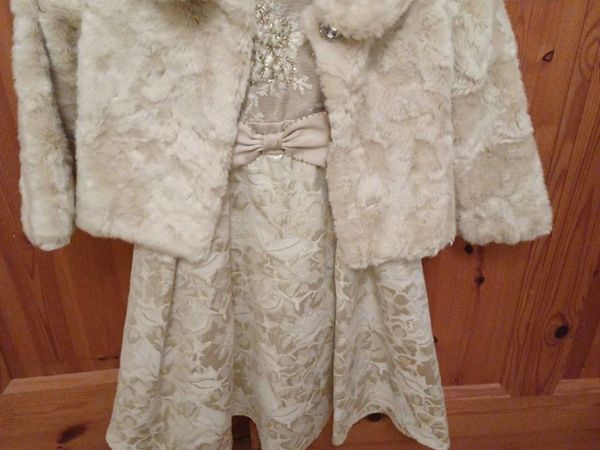 Monsoon Girl's dress and jacket age 3-4