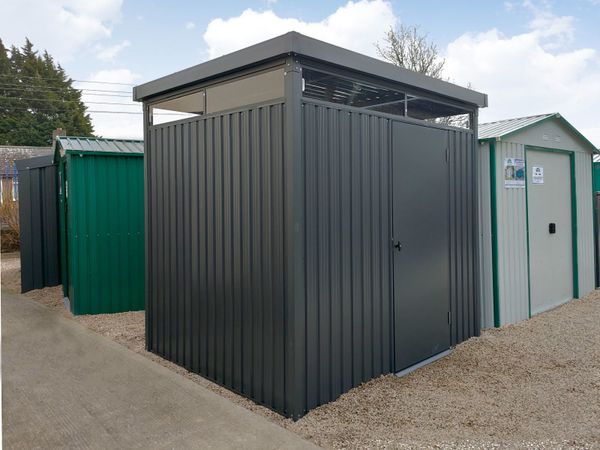 Premium Panoramic Steel Shed (8ft x 7ft)