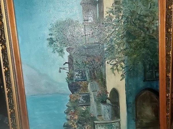 Beautiful antique oil painting
