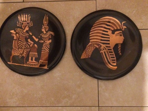 Egyptian cooper wall plates free postage
