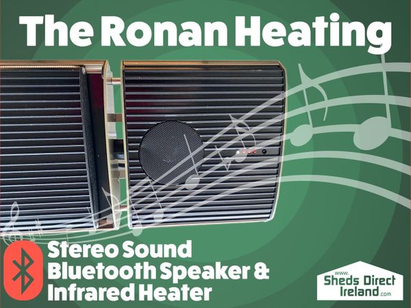 Heater with built in bluetooth speaker