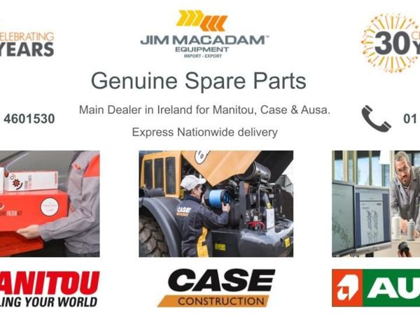 GENUINE SPARE PARTS FROM MAIN DEALER. MANITOU - CASE - AUSA
