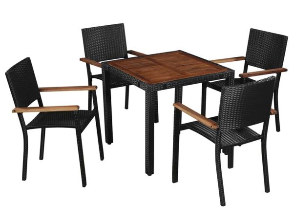 Vicenza rattan cube 2025 set 5 piece