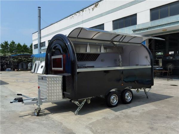 Catering food trailer coffee pizza kiosk truck 3.4