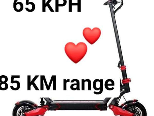 RX 10 Electric Scooter (65 KPH/85km range) 1or2 wh