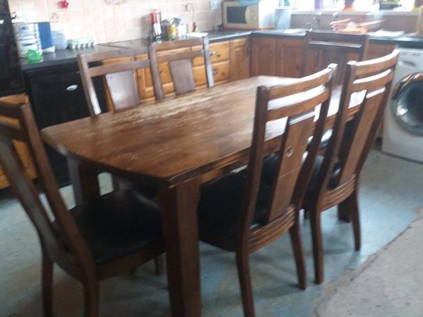 Kitchen table and 4 chairs.