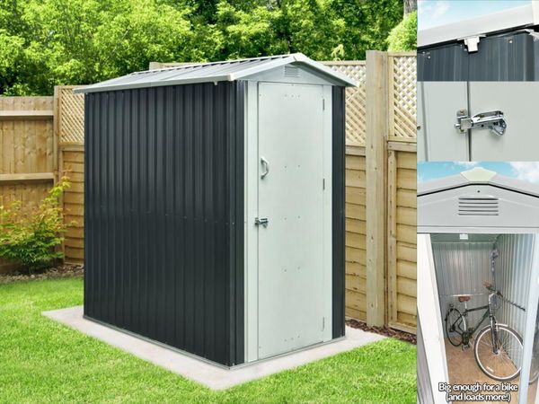 4ft x 6ft Steel Garden Shed