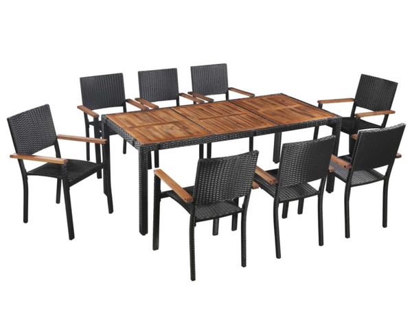 Outdoor Rattan Garden Furniture - 9 Piece Cube Set for sale in Kildare