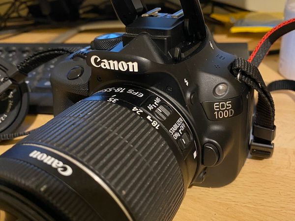 Canon 100D with 18-55mm stm/24mm stm