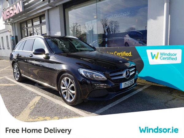 Mercedes-Benz C-Class Estate, Hybrid, 2017, Black