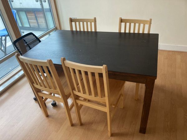 Dining Table And Chairs For In, Used Dining Room Chairs Craigslist