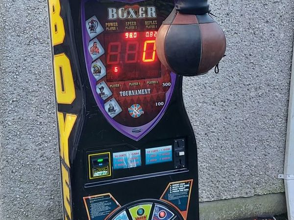 3x Used Boxer Machines for sale Amusement, Arcade