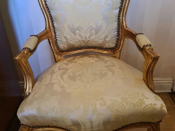 French Antique Gilded chair