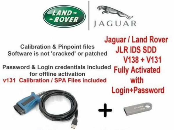 JRL Diagnostics kit IDS SDD JLR 131 +138 + Cable