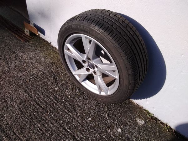 Genuine audi 17inch alloys with almost new tyres