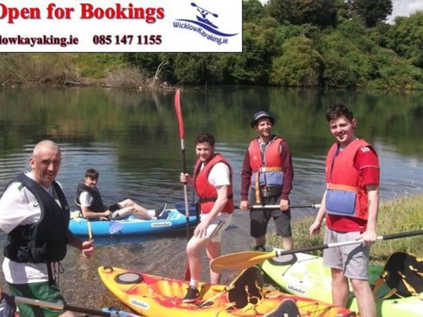 Wicklow Kayaking, we are open 17th march 2023
