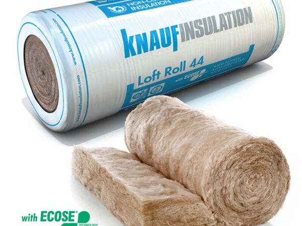 200mm & 150mm Knauf loft roll insulation