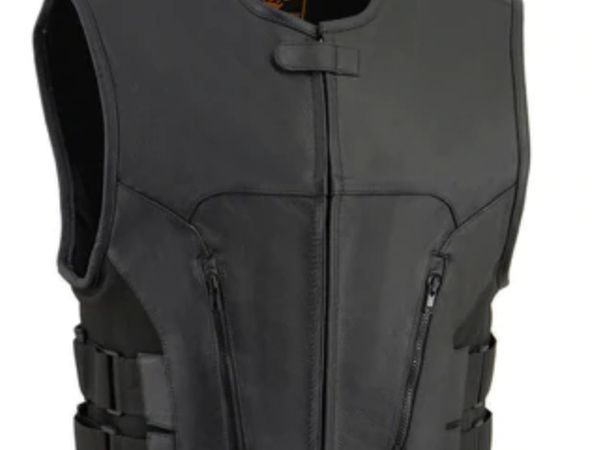 Milwaukee leather swat style vest