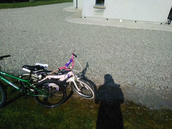 Two children's bikes