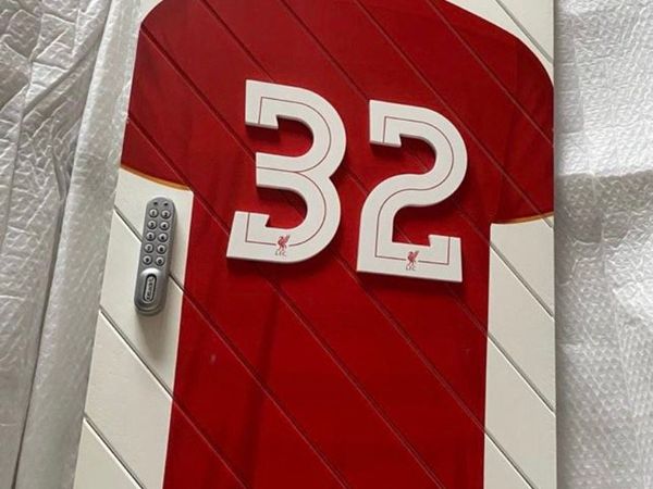 Liverpool fc - Joel Matips actual locker