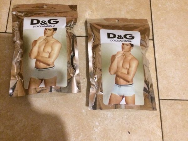 D and g men's boxer trunk new