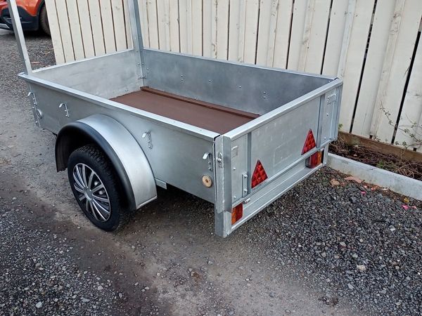 Car trailer 6x3.5 ft bronnis galvanized for sale in Down
