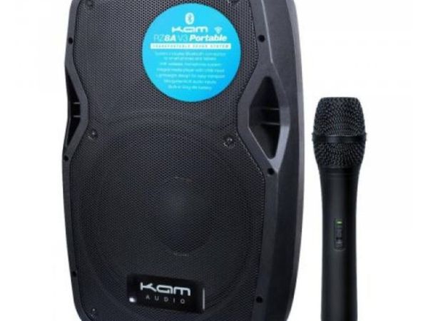 Portable Speaker - With Cordless Mic, Bluetooth