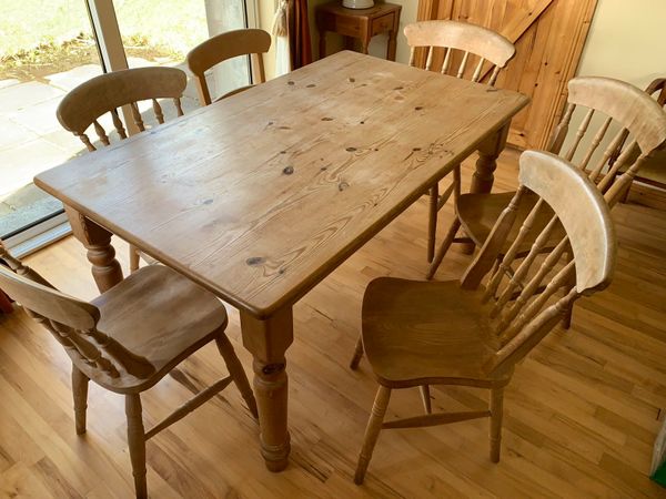 Solid Pine Table and chairs